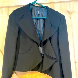 Black Alfani Skirt Suit set. Size 8